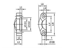 FHS SAE 對(duì)開(kāi)法蘭片、parker球閥、PARKER卡套接頭