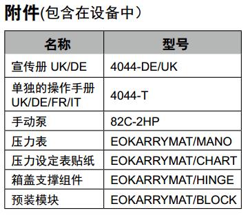 Parker派克便攜式EO卡套預(yù)裝機(jī)EO-KARRYMAT 附件